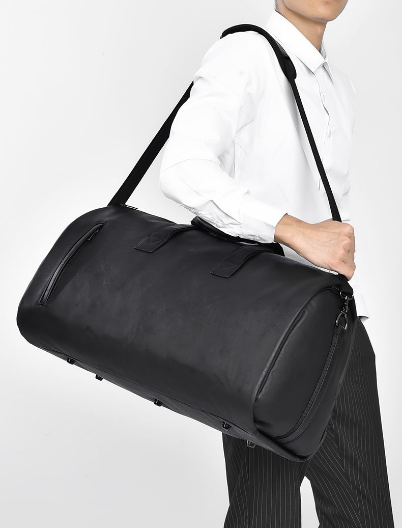 Leather Weekender Duffle