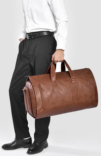 Leather Weekender Duffle